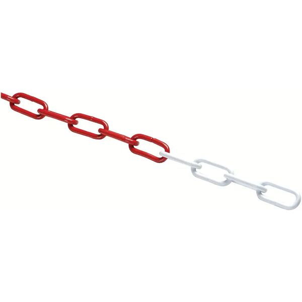 catenificio rigamonti catena din 763 Ø 5x35 mm 30 m zincata bianca / rossa