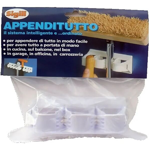 tecnomat appenditutto piccolo 3 spazi 13,8x5,5 cm