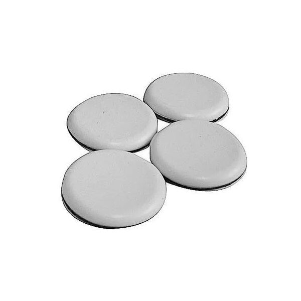 tecnomat sottopiedi adesivi effetto scivolo Ø 40 mm ptfe grigio 4 pezzi