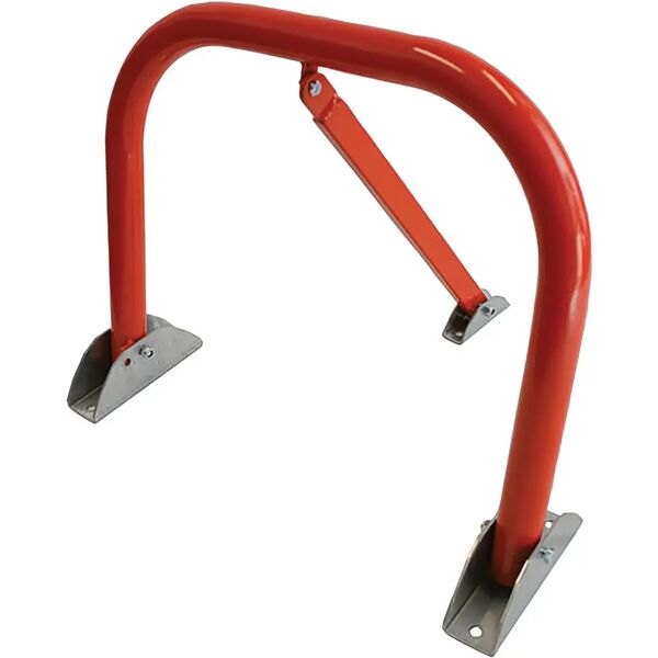 tecnomat antisosta parking rosso con asta tubo acciaio Ø 40 mm dimensioni 45x53 cm