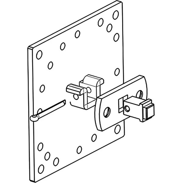 go_matic staffa 100x100 mm perno quadro escluso radio motore