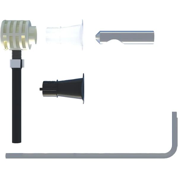 fischer kit fissaggio rapido wb9 b tu per wc/bidet sospesi accesso da sotto