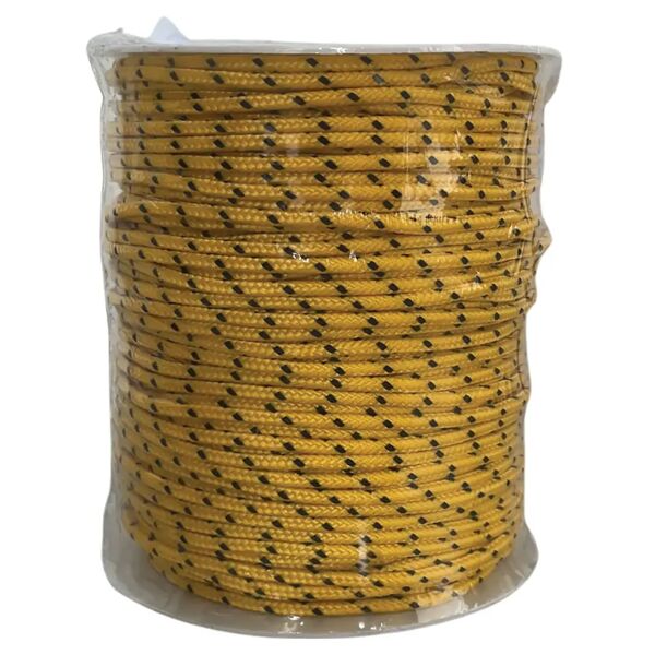 tecnomat treccia polipropilene giallo/nero 100 m Ø 3 mm per veneziane portata 15 kg