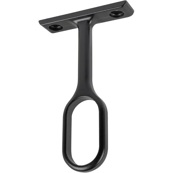 tecnomat supporto zama centrale nero fisso per tubo ovale 30x15 mm