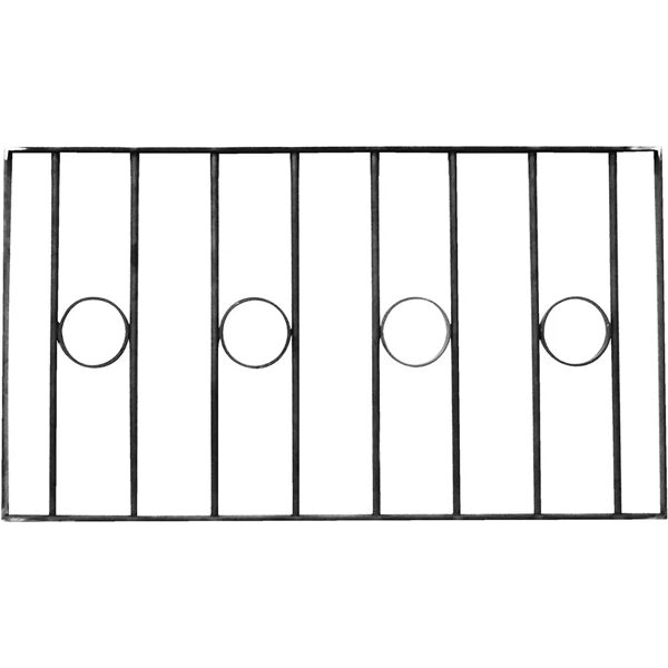 pro_metal_design modulo ferro riempimento anta cancello 518x922mm paletti 12x12 mm e cerchi