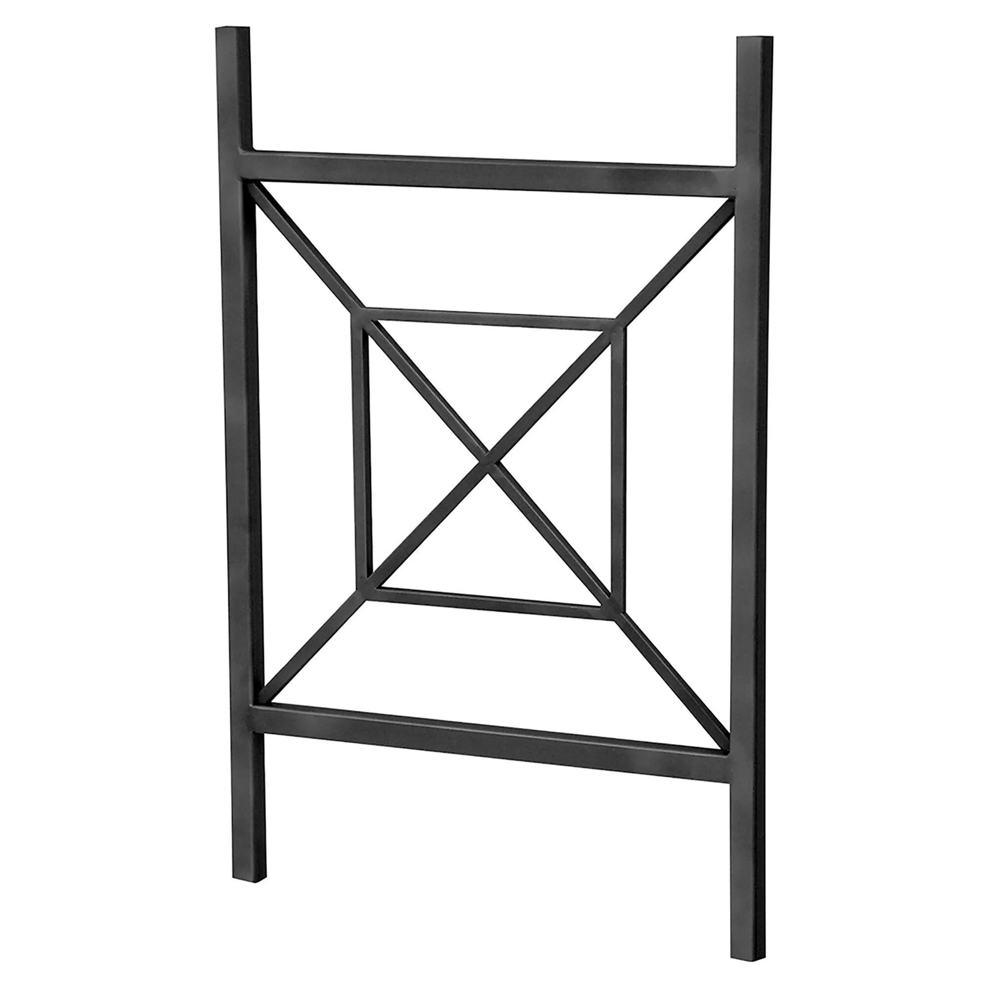 pro_metal_design modulo ferro quadro 25 mm 500x700 mm per cancelli e recinzioni