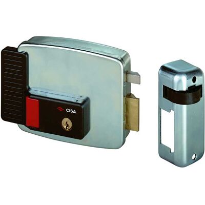 Tecnomat SERRATURA ELETTRICA CISA AD APPLICARE ENTRATA 70 mm SINISTRA TETTUCCIO SCROCCO PULSANTE Tecnomat SERRATURA ELETTRICA CISA AD APPLICARE ENTRATA 70 mm SINISTRA TETTUCCIO SCROCCO PULSANTE