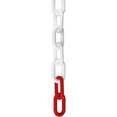 Tecnomat CATENA SEGNALETICA 25 m BIANCA E ROSSA Ø 6 mm PLASTICA VML Tecnomat CATENA SEGNALETICA 25 m BIANCA E ROSSA Ø 6 mm PLASTICA VML