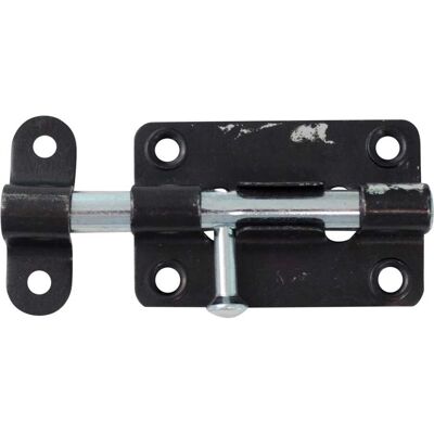 Tecnomat CATENACCIO A CANNONE 80 mm ACCIAIO ZINCATO NERO Tecnomat CATENACCIO A CANNONE 80 mm ACCIAIO ZINCATO NERO