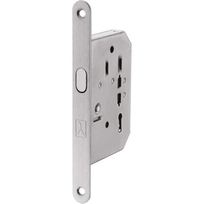 Bonaiti SERRATURA 060 PORTA SCORREVOLE E50 mm CON CHIAVE SNODATA CROMO SATINATA Bonaiti SERRATURA 060 PORTA SCORREVOLE E50 mm CON CHIAVE SNODATA CROMO SATINATA