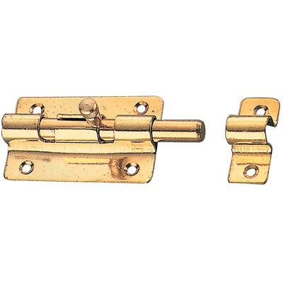 Tecnomat by Bricoman - Catenaccio Sagomato Cottali 80 mm - Ottone Lucido Verniciato - Catenaccio Tecnomat by Bricoman - Catenaccio Sagomato Cottali 80 mm - Ottone Lucido Verniciato - Catenaccio