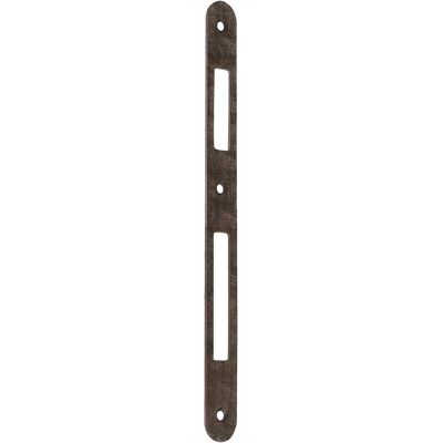Modello Bonaiti - Piastretta di controperno - Interasse 90 mm, Fronte 18 mm, Bordo tondo Modello Bonaiti - Piastretta di controperno - Interasse 90 mm, Fronte 18 mm, Bordo tondo