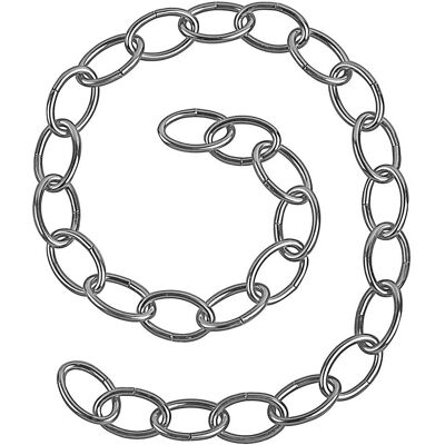 Tecnomat CATENA OVALE 30 m Ø 2 mm ACCIAIO NICHELATO PORTATA 12 kg VML Tecnomat CATENA OVALE 30 m Ø 2 mm ACCIAIO NICHELATO PORTATA 12 kg VML