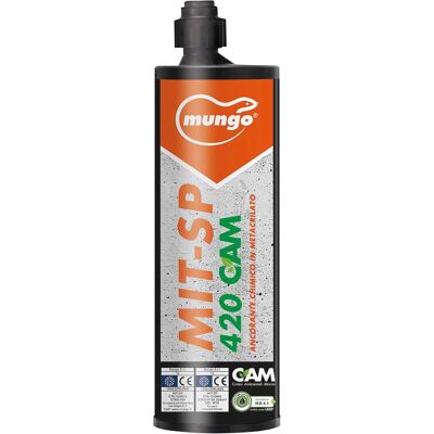 Mungo ANCORANTE CHIMICO POLIESTERE MIT-SP CAM 420 ml SENZA STIRENE ETAG 029 CE7 Mungo ANCORANTE CHIMICO POLIESTERE MIT-SP CAM 420 ml SENZA STIRENE ETAG 029 CE7