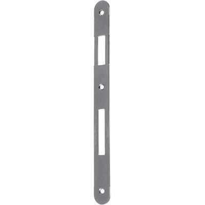 Bonaiti INCONTRO PER SERRATURA SATINATO INTERASSE 90 mm FRONTE 22 mm BORDO TONDO Bonaiti INCONTRO PER SERRATURA SATINATO INTERASSE 90 mm FRONTE 22 mm BORDO TONDO