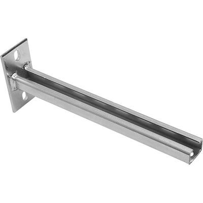 Gia MENSOLA DI SUPPORTO IN PROFILO GRIP PF1 L 28,5cm ACCIAIO DD11 PIASTRA BASE 100x50x4 mm Gia MENSOLA DI SUPPORTO IN PROFILO GRIP PF1 L 28,5cm ACCIAIO DD11 PIASTRA BASE 100x50x4 mm