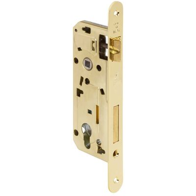 Bonaiti SERRATURA C22T INFILARE OTTONATA E45 mm INT 85 mm FORO YALE BORDO TONDO FRONTALE 22 mm Bonaiti SERRATURA C22T INFILARE OTTONATA E45 mm INT 85 mm FORO YALE BORDO TONDO FRONTALE 22 mm