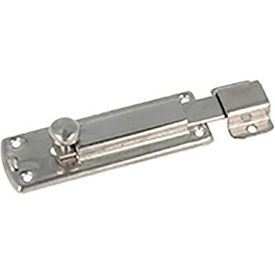 Tecnomat CATENACCIO 100x27 mm SPESSORE 1 mm ACCIAIO INOX AISI 304 TRASVERSALE PIATTO Tecnomat CATENACCIO 100x27 mm SPESSORE 1 mm ACCIAIO INOX AISI 304 TRASVERSALE PIATTO