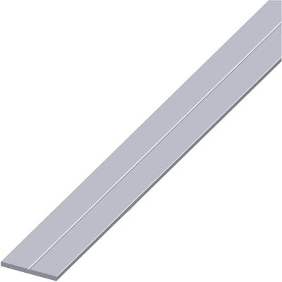 Barra in alluminio Alfer - 23,5x3mm - 1m - Naturale - Barra in alluminio Barra in alluminio Alfer - 23,5x3mm - 1m - Naturale - Barra in alluminio