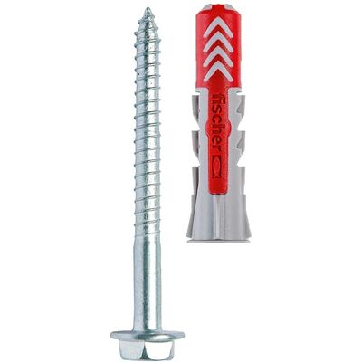 Fischer TASSELLI DUOPOWER BI-MATERIALE 14 BM K 14x70 mm 2 PEZZI CON VITE TESTA FLANGIATA Fischer TASSELLI DUOPOWER BI-MATERIALE 14 BM K 14x70 mm 2 PEZZI CON VITE TESTA FLANGIATA