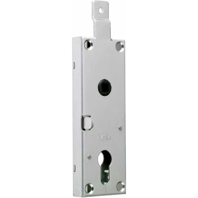 Serratura Yale Sagomato - Per Porte Basculanti - Finitura in Zinco Serratura Yale Sagomato - Per Porte Basculanti - Finitura in Zinco