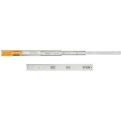 Emuca COPPIA GUIDE CASSETTO ESTRAZIONE TOTALE H 45 mm L 450 mm ACCIAIO BIANCHE Emuca COPPIA GUIDE CASSETTO ESTRAZIONE TOTALE H 45 mm L 450 mm ACCIAIO BIANCHE