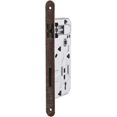 Bonaiti SERRATURA 548 INFILARE BRONZATA E50 mm INTERASSE 90 mm BORDO TONDO FRONTE 18 mm Bonaiti SERRATURA 548 INFILARE BRONZATA E50 mm INTERASSE 90 mm BORDO TONDO FRONTE 18 mm