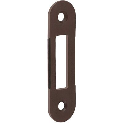 Bonaiti INCONTRO PICCOLO PER SERRATURA BRONZATO REVERSIBILE FRONTE 22 mm BORDO TONDO Bonaiti INCONTRO PICCOLO PER SERRATURA BRONZATO REVERSIBILE FRONTE 22 mm BORDO TONDO