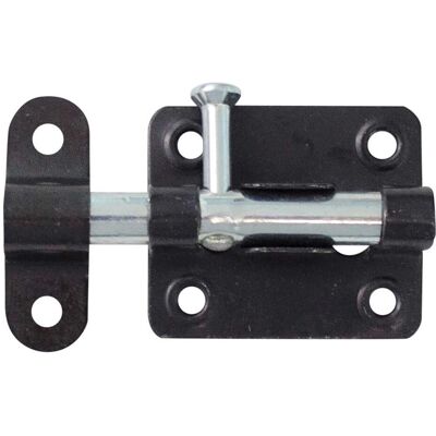 Tecnomat CATENACCIO A CANNONE 60 mm ACCIAIO ZINCATO NERO Tecnomat CATENACCIO A CANNONE 60 mm ACCIAIO ZINCATO NERO