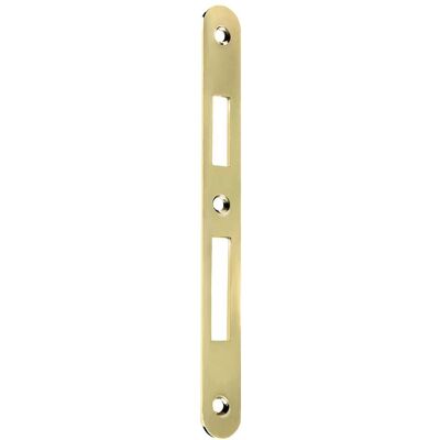 Bonaiti INCONTRO PER SERRATURA OTTONATO INTERASSE 70 mm FRONTE 20 mm BORDO TONDO Bonaiti INCONTRO PER SERRATURA OTTONATO INTERASSE 70 mm FRONTE 20 mm BORDO TONDO