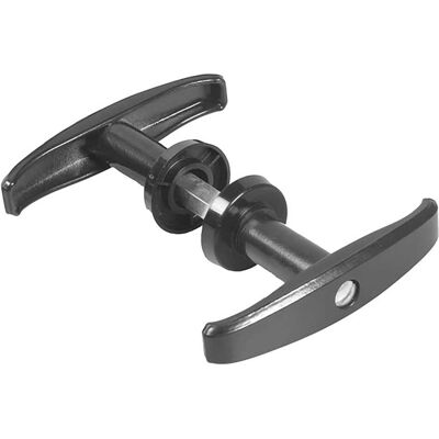 Tecnomat MANIGLIA PORTA BASCULANTE IN NYLON NERA 25x80 mm Tecnomat MANIGLIA PORTA BASCULANTE IN NYLON NERA 25x80 mm
