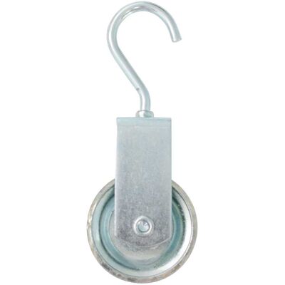 Tecnomat CARRUCOLA CON GANCIO RUOTA Ø 40 mm ACCIAIO ZINCATO PORTATA 15 kg Tecnomat CARRUCOLA CON GANCIO RUOTA Ø 40 mm ACCIAIO ZINCATO PORTATA 15 kg