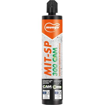 Mungo ANCORANTE CHIMICO POLIESTERE MIT-SP CAM 300 ml SENZA STIRENE ETAG 029 CE7 Mungo ANCORANTE CHIMICO POLIESTERE MIT-SP CAM 300 ml SENZA STIRENE ETAG 029 CE7