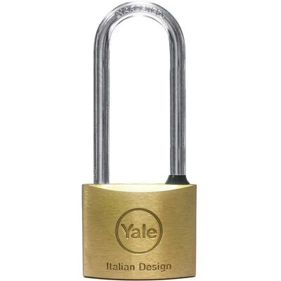 Yale LUCCHETTO 30 mm ARCO LUNGO 40 mm IN ACCIAIO CORPO OTTONE Yale LUCCHETTO 30 mm ARCO LUNGO 40 mm IN ACCIAIO CORPO OTTONE