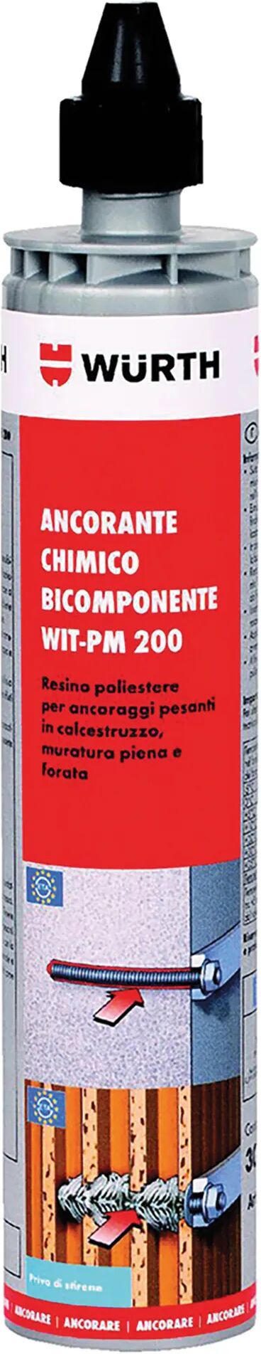 Wurth ANCORANTE CHIMICO POLIESTERE WIT-PM 200 300 ml PER CARICHI PESANTI