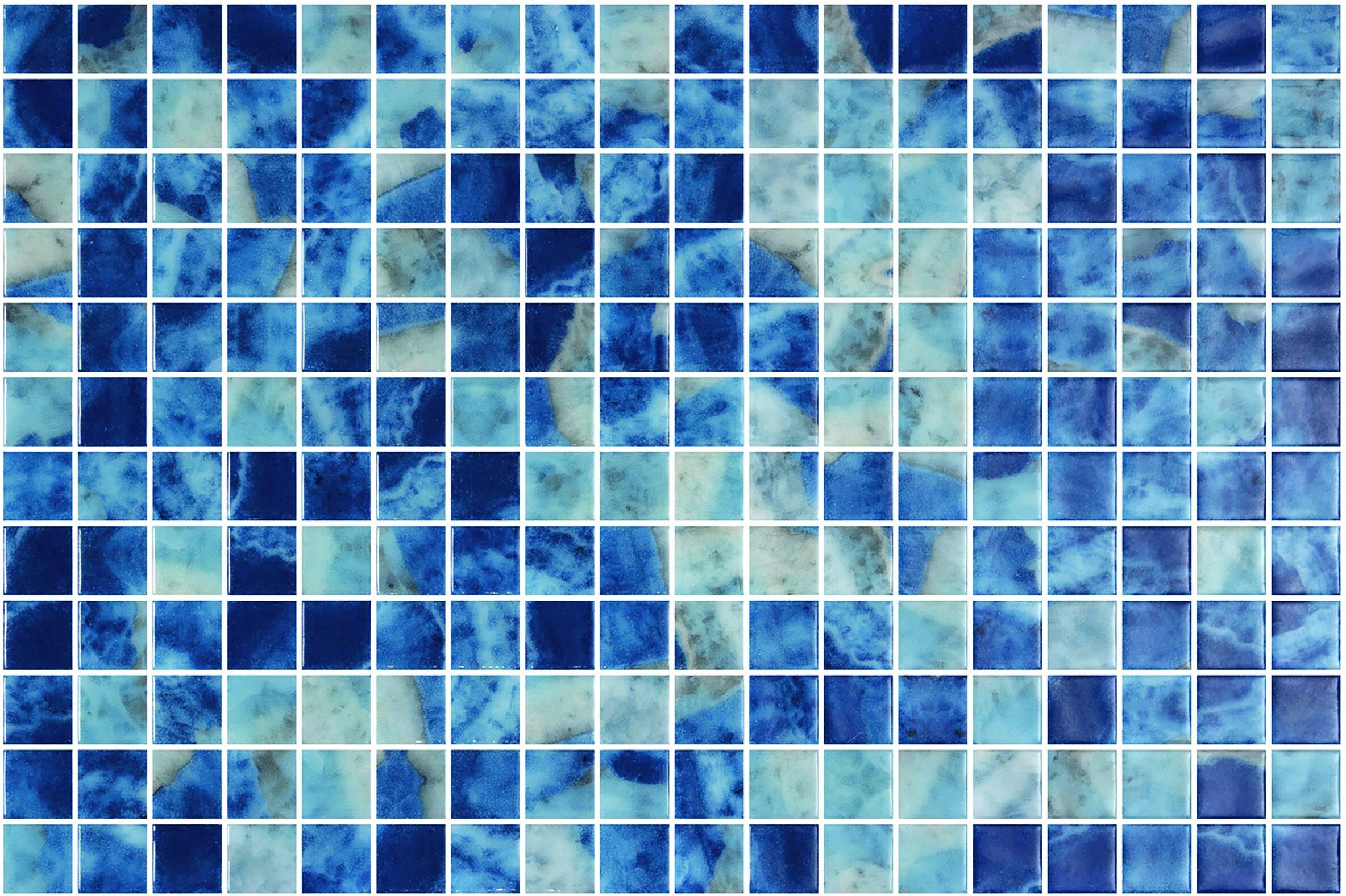 Mosaico Saona 31,2x47 Cm Tessere 2,5x2,5 Cm Pasta Di Vetro Mosaico Saona 31,2x47 Cm Tessere 2,5x2,5 Cm Pasta Di Vetro