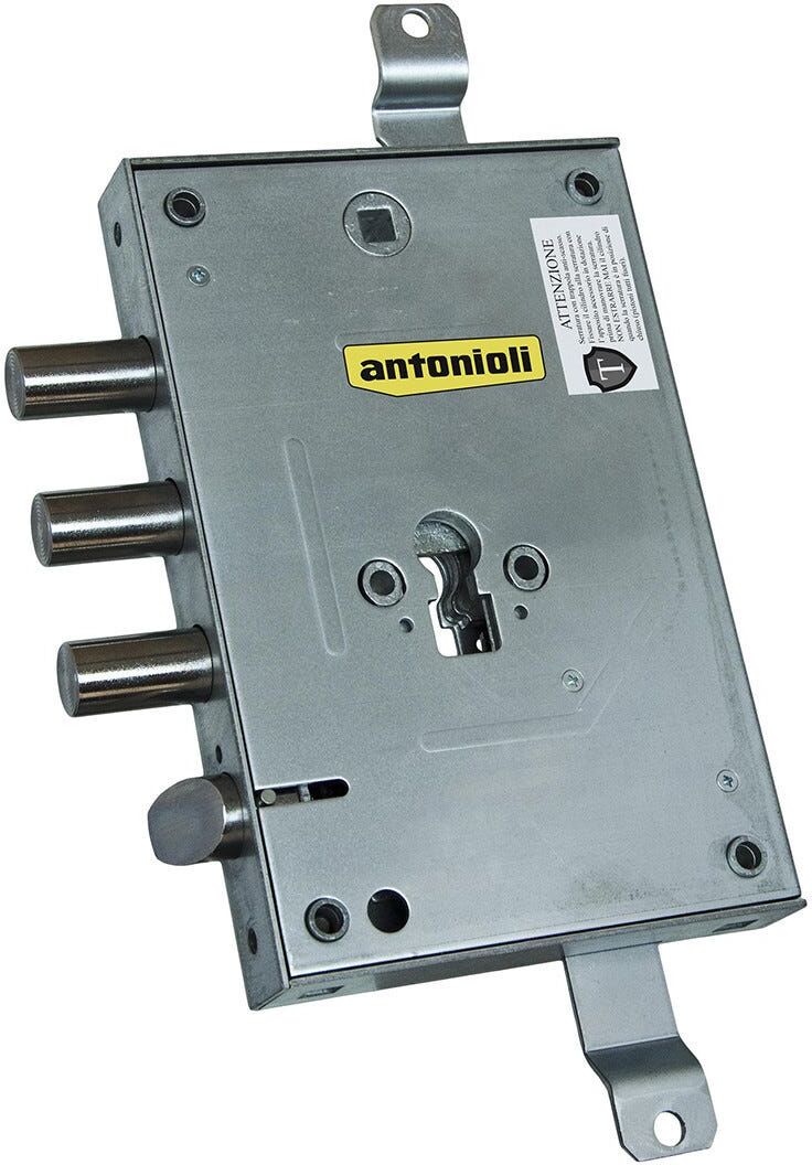 ANTONIOLI Serratura  Infilare Reversibile Cilindro 37 Mm E63 Mm Scrocco Per Porte Blindate ANTONIOLI Serratura  Infilare Reversibile Cilindro 37 Mm E63 Mm Scrocco Per Porte Blindate