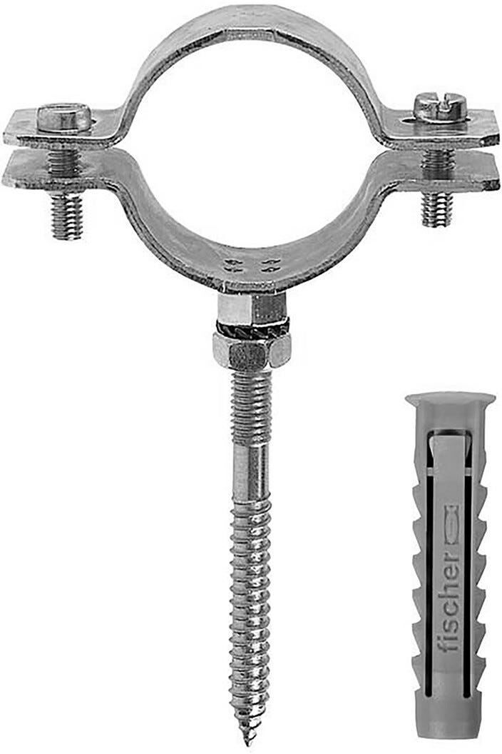 FISCHER Collare Per Tubi  Ø 1''1/4 1 Pezzo Tassello Nylon 10x50 Mm FISCHER Collare Per Tubi  Ø 1''1/4 1 Pezzo Tassello Nylon 10x50 Mm