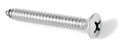 Autofilettanti Testa Svasata Ø 3,5x25 Mm Inox Aisi 316 12 Pezzi