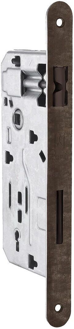 BONAITI Serratura  40 Infilare Bronzata E50 Mm Interasse 90 Mm Bordo Tondo Fronte 22 Mm BONAITI Serratura  40 Infilare Bronzata E50 Mm Interasse 90 Mm Bordo Tondo Fronte 22 Mm
