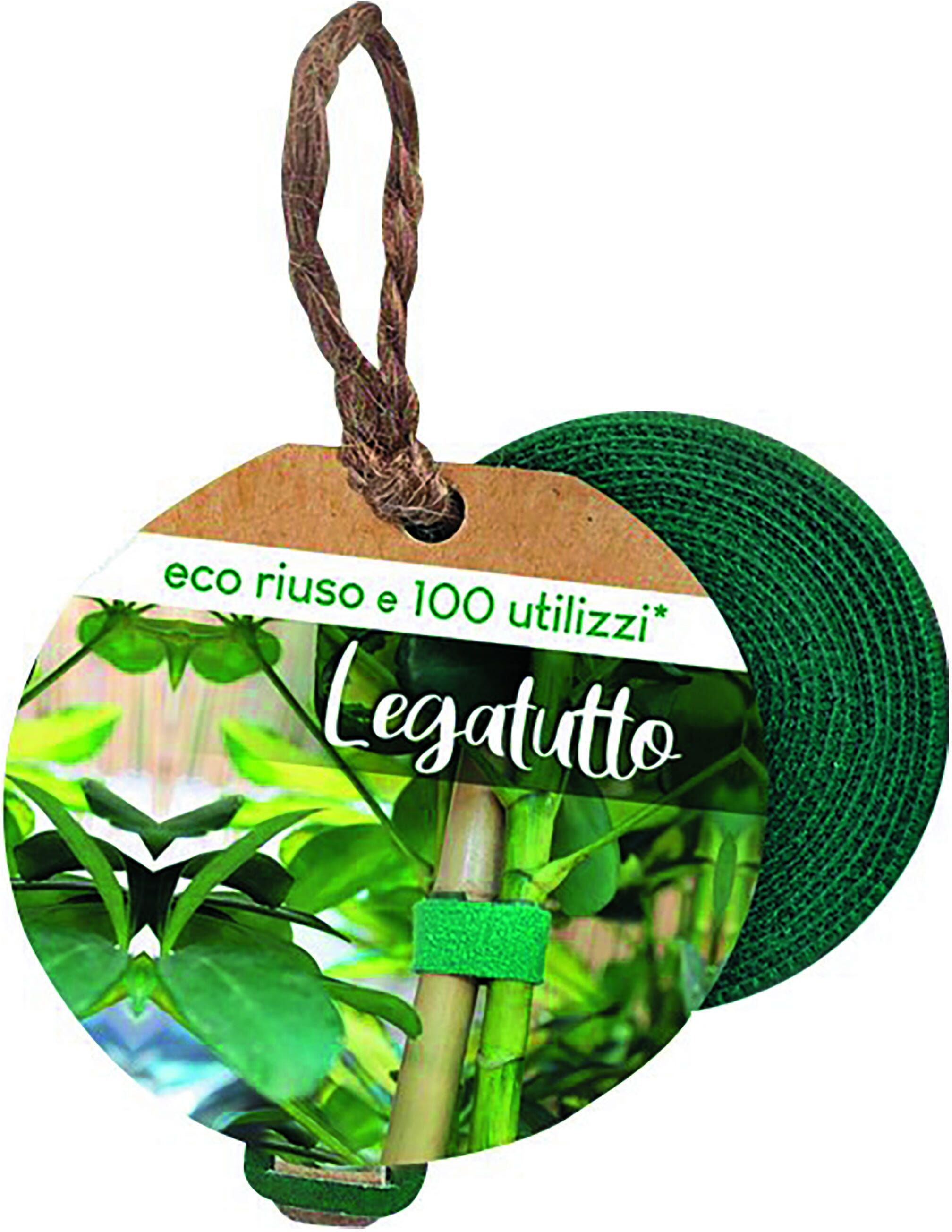 Velcro Legatutto Verde 2 M Pretagliato Ogni 3 Cm Riutilizzabile Velcro Legatutto Verde 2 M Pretagliato Ogni 3 Cm Riutilizzabile