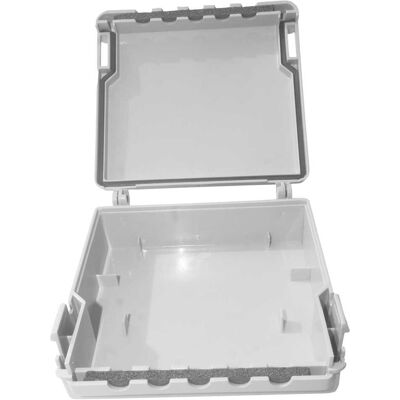 Tecnomat SCATOLA DA ESTERNO A FASCETTA IN PVC PER AMPLIFICATORI TV/SAT GRIGIO 92x92x45 mm IP66 Tecnomat SCATOLA DA ESTERNO A FASCETTA IN PVC PER AMPLIFICATORI TV/SAT GRIGIO 92x92x45 mm IP66