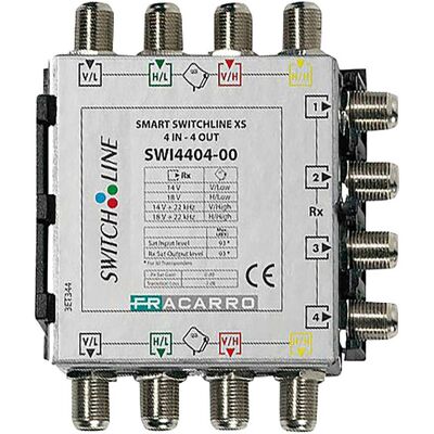 Fracarro MULTISWITCH SMART SW LINE XS 4 +4 - 0DB PER IMPIANTI SAT CENTRALIZZATI Fracarro MULTISWITCH SMART SW LINE XS 4 +4 - 0DB PER IMPIANTI SAT CENTRALIZZATI