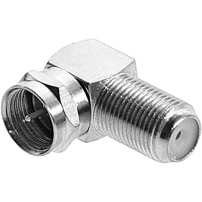 Tecnomat 2 SPINE SAT TIPO F MASCHIO/FEMMINA 90° LEGA IN ZINCO CROMATO Tecnomat 2 SPINE SAT TIPO F MASCHIO/FEMMINA 90° LEGA IN ZINCO CROMATO