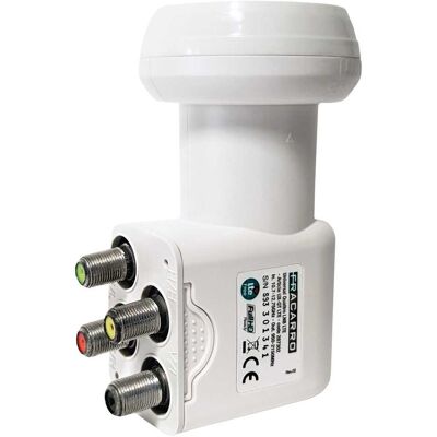 Fracarro LNB UNIVERSALE 4 USCITE HV-HV LTE ATTACCO Ø 40 mm APPROVATO SKY Fracarro LNB UNIVERSALE 4 USCITE HV-HV LTE ATTACCO Ø 40 mm APPROVATO SKY