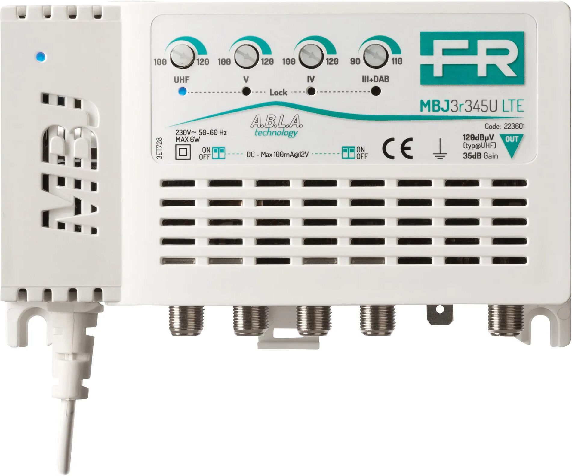 Fracarro CENTRALINO MULTIBANDA 4 INGRESSI 20 dB