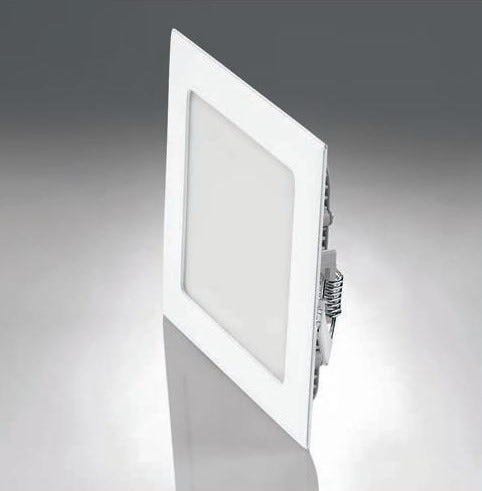 VIVIDA Faretto Incasso  Led 12w Quadrato 873 Lumen 3000k Luce Calda In Alluminio Bianco 155x155 Mm VIVIDA Faretto Incasso  Led 12w Quadrato 873 Lumen 3000k Luce Calda In Alluminio Bianco 155x155 Mm