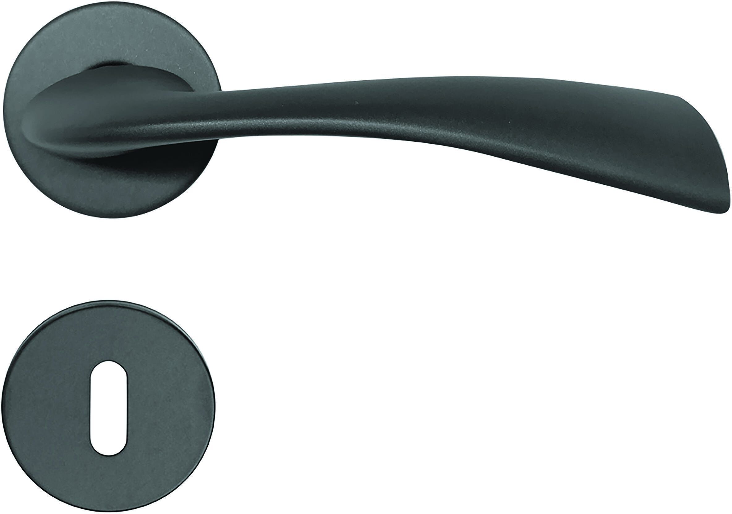 MARTINELLI Maniglia A Rosetta  - Flexi Alluminio Antracite Quadro 8 Mm Rosetta 4 Mm MARTINELLI Maniglia A Rosetta  - Flexi Alluminio Antracite Quadro 8 Mm Rosetta 4 Mm