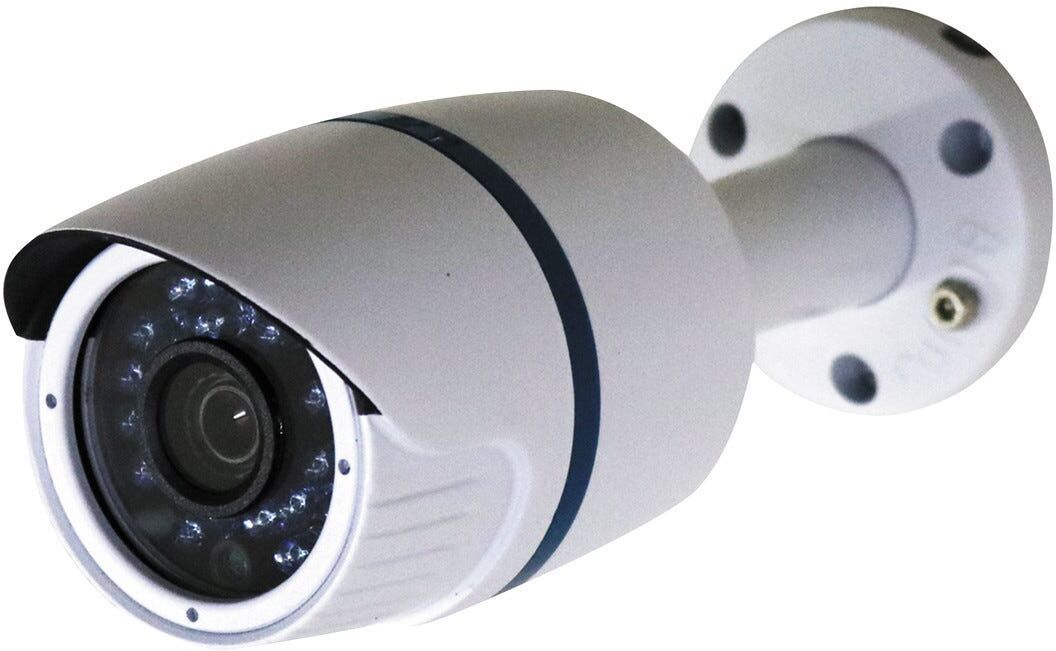 PROXE Telecamera Bullet Esterna  Hd A Colori 4 Mpx 36 Led Ir Ottica Fissa