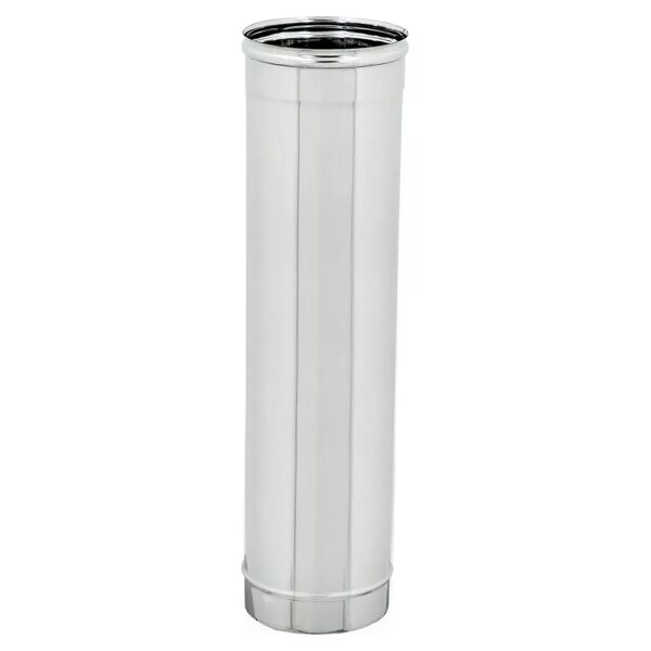 zinco tubo lineare inox monoparete 316 Ø 80 mm l 1000 spessore 0,5 mm